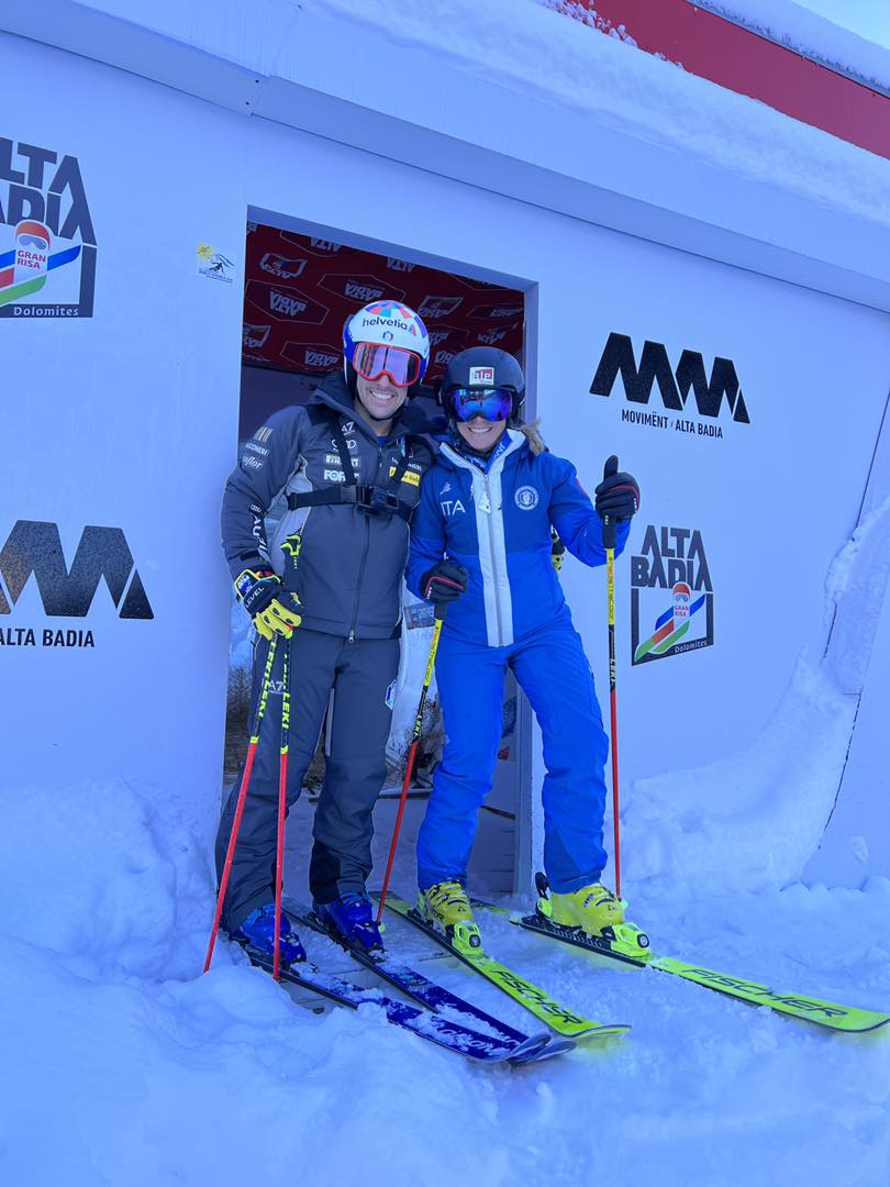 Chi si allena sulla Gran Risa Luca De Aliprandini con Denise